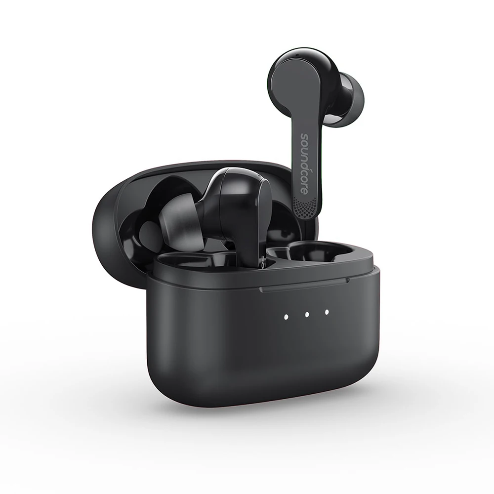 Black Беспроводные наушники Soundcore, Anker Liberty Air Bluetooth 5, наушники с сенсорным управлением, Графен Улучшает звук с шумоподавлением Micro - Цвет: Black