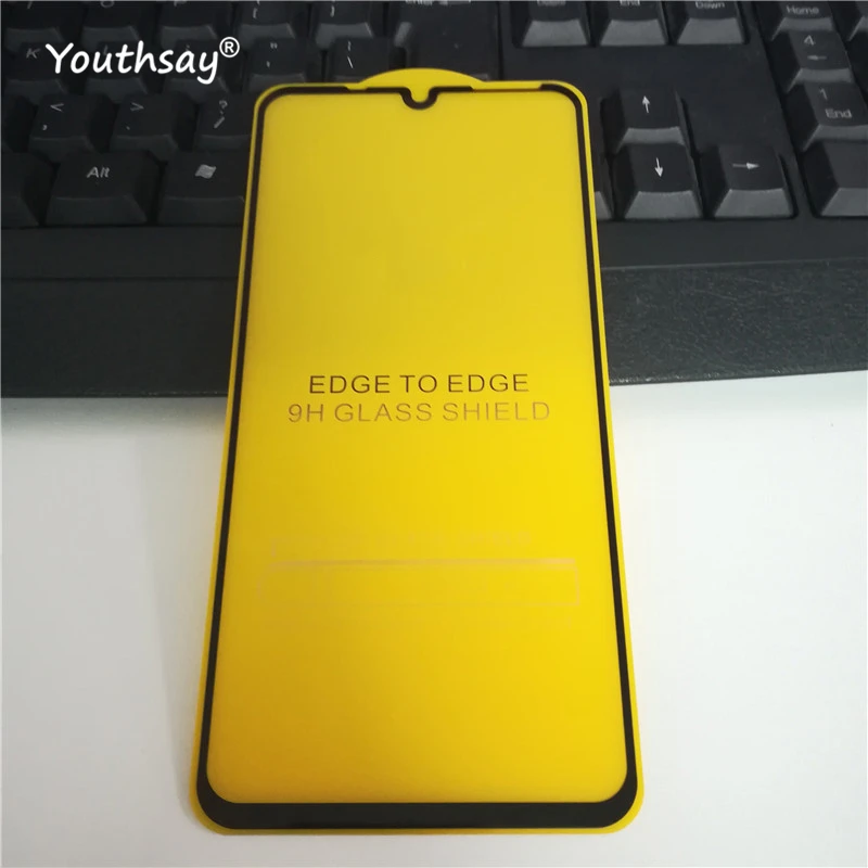 1 шт. полное клеевое Покрытие Закаленное стекло для OPPO A7 Защита экрана пленка |