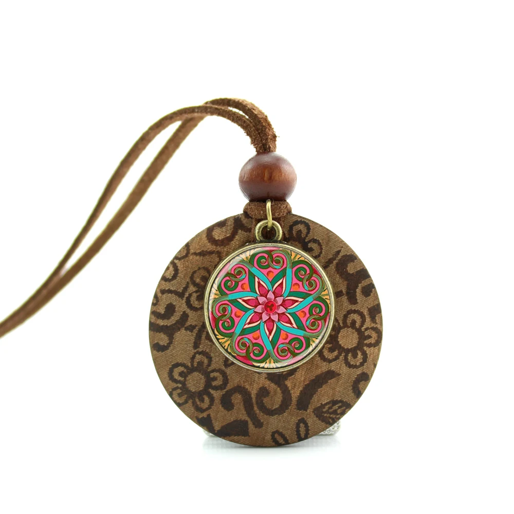 2017 Новый дизайн длинное женское ожерелье с голубым калейдоскопом драгоценностью