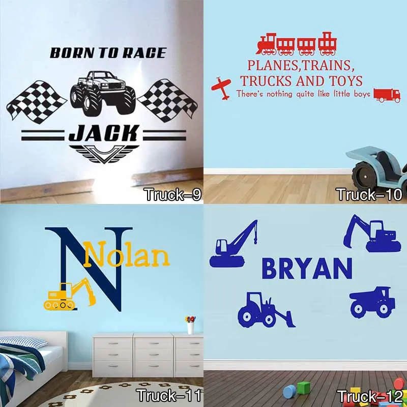 Виниловые настенные наклейки для детей с индивидуальным дизайном строительства