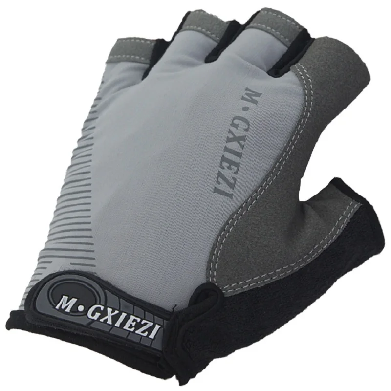 Women Men Half Finger Silica Gel Gym Fitness Body Building Weight Lifting Motorbike Gloves Elastic Cycling Sports |