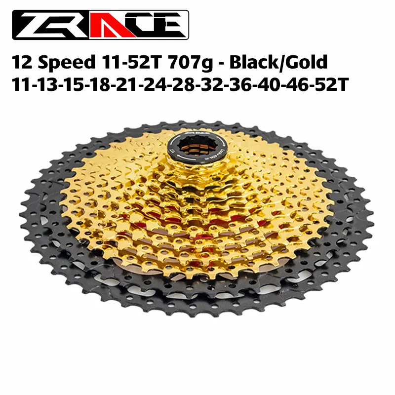 Кассета для велосипеда zracing 12 скоростей MTB Bike Freewheel 11-50 T/11-52 T для M9100/SRAM Eagle 12 S золотые кассеты