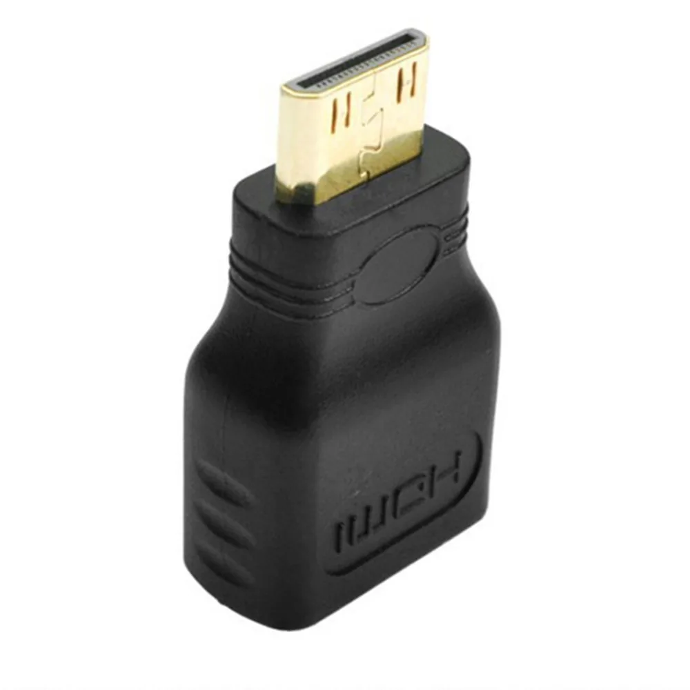 Позолоченный мини разъём HDMI папа Стандартный Женский удлинитель адаптер M F