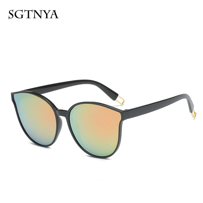 SGTNYA new cat eye sunglasses retro bright brand designer trend glasses UV400 | Аксессуары для одежды