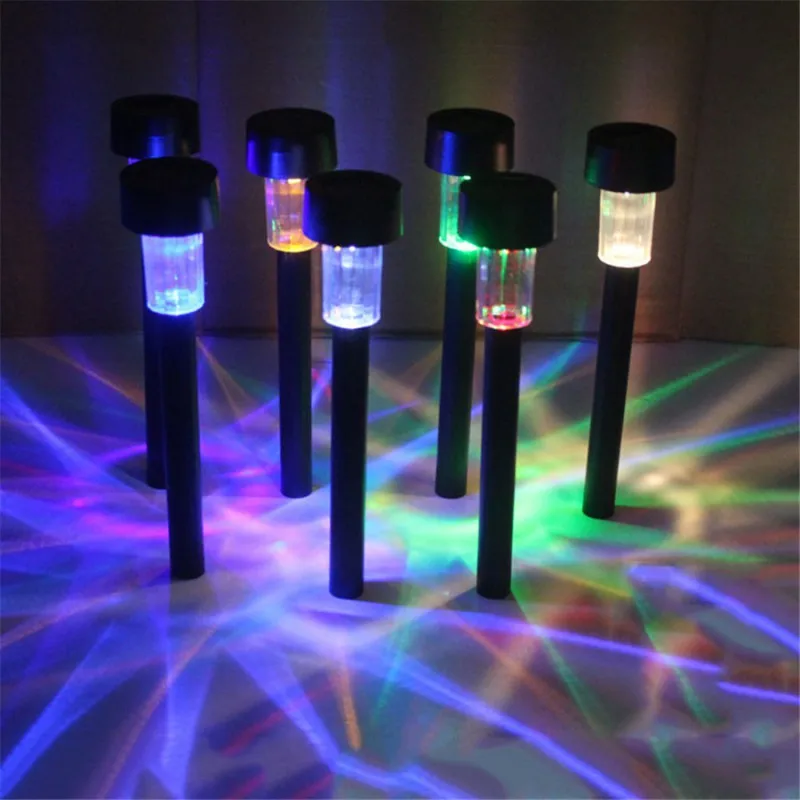 10 шт. Садовый Солнечный свет Солнечная панель LED Spike Spot LightLandscape Garden Yard Path лужайка