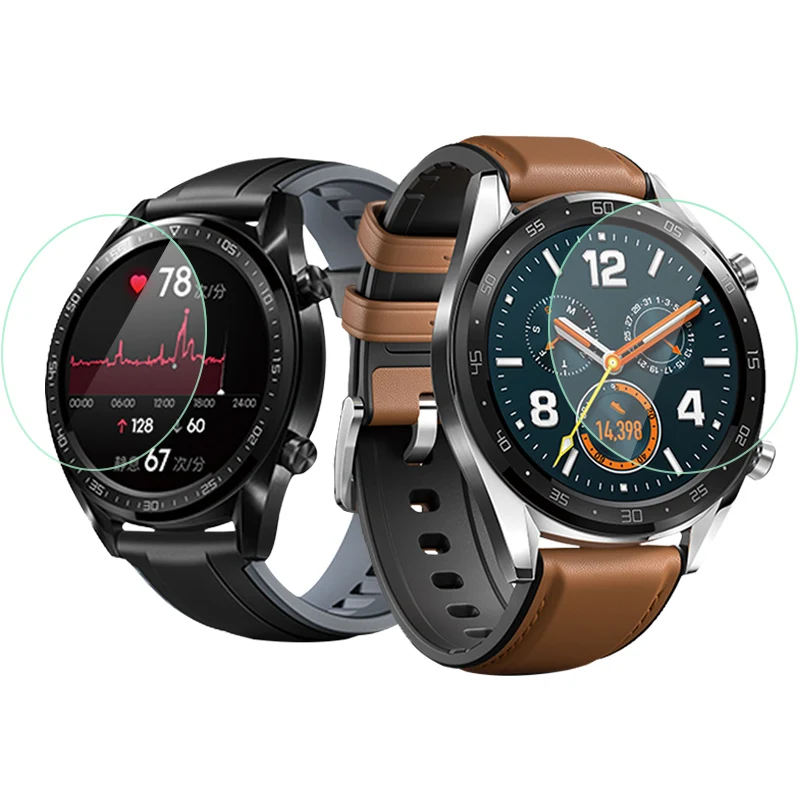 2 шт. протектор экрана из закаленного стекла для huawei Watch1/2/3/Pro 2018 пленка часов Honor