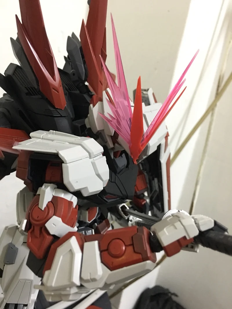Модельные красные рога дракона модифицированные детали эффектов для Bandai RG 1/144 MG