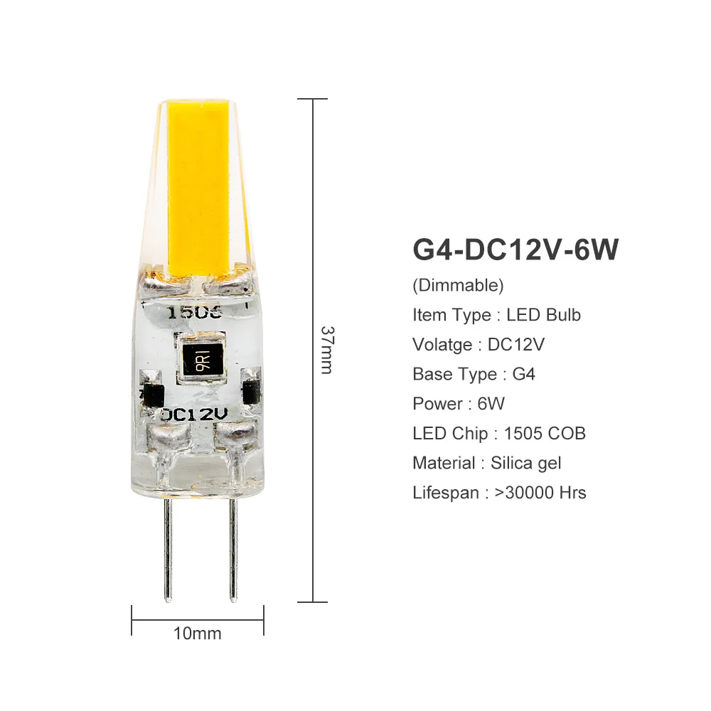 Светодиодный светильник G4 G9 E14 2 Вт 3 переменный/постоянный ток 12 В 220 COB SMD