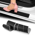 Наклейка защитная из углеродного волокна, водонепроницаемая, 4 шт.