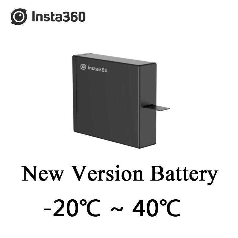 Оригинальная новая версия Insta360 ONE X батарея 1050mAh LiPo Insta 360-20 ℃~ 40 ℃ холодные батареи