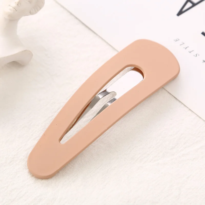 9CM Big Hair clips New Fashion For Girls Frosted Color Water Drips Elegant Hair Pins Hot Sale Barrettes Hair Accessories