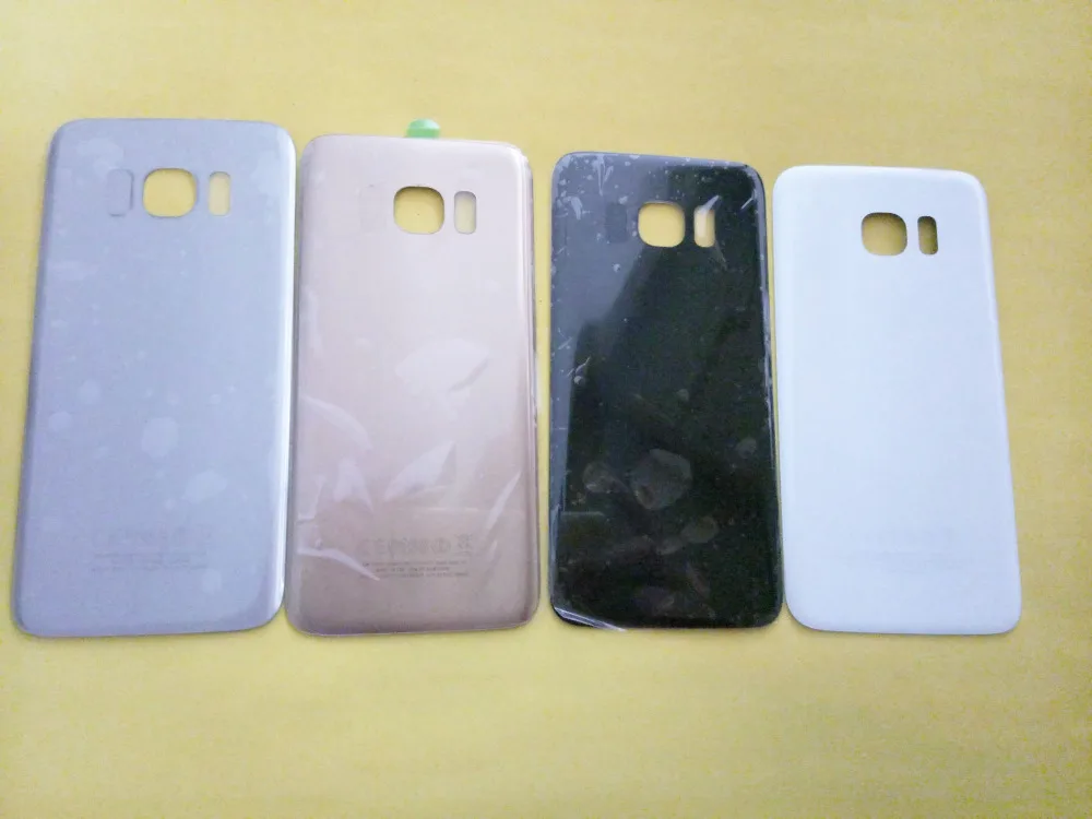 

10Pcs/Lot Back Glass Cover For Samsung Galaxy S7 G930 / Edge G935 Rear Housing Battery Door Case With Adhesive Replacement