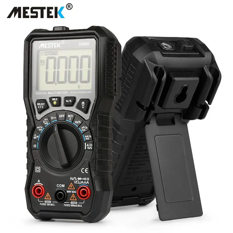 DM90 Mini True RMS мультиметр 6000 отсчетов Цифровой Авто Диапазон NCV Тестер AC/DC измеритель