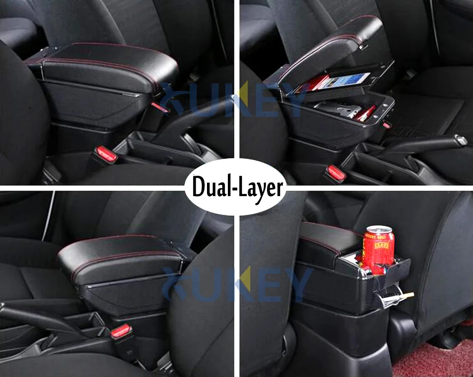 Двухслойный подлокотник для Chevrolet Cruze / Holden 2009 2015 центральный контейнер хранения