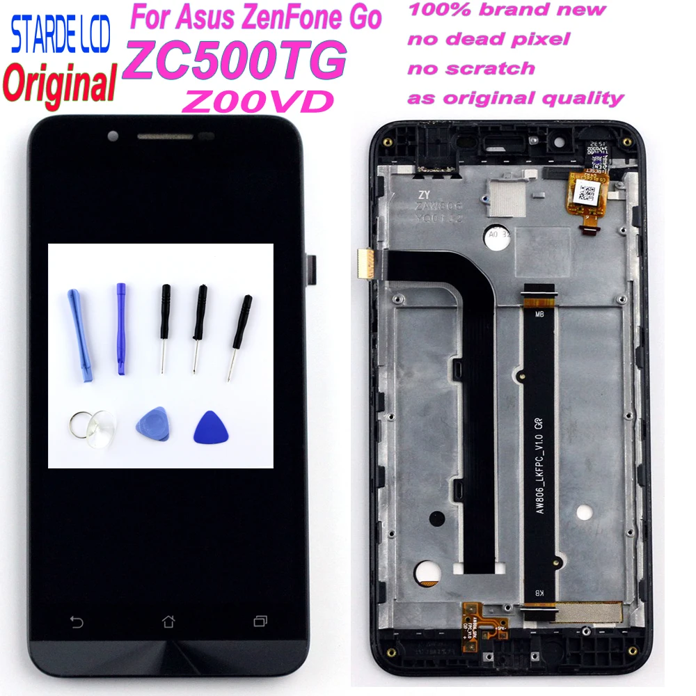 ЖК дисплей Starde для Asus ZenFone Go ZC500TG Z00VD 5 0 дюйма с сенсорным экраном и дигитайзером в