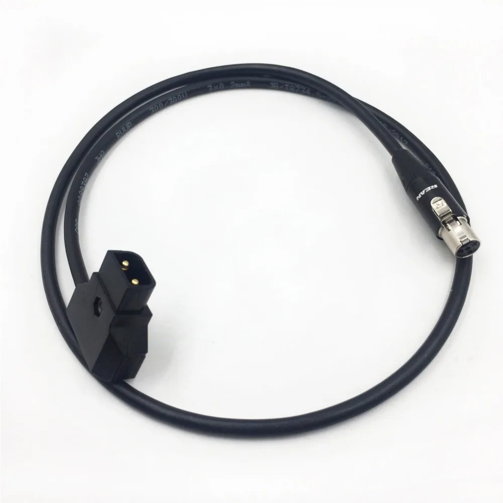ARRI камеры TVlogic монитор 12 В кабель питания для монитора D TAP Neutrik REAN RT4FC B Mini XLR разъем 4