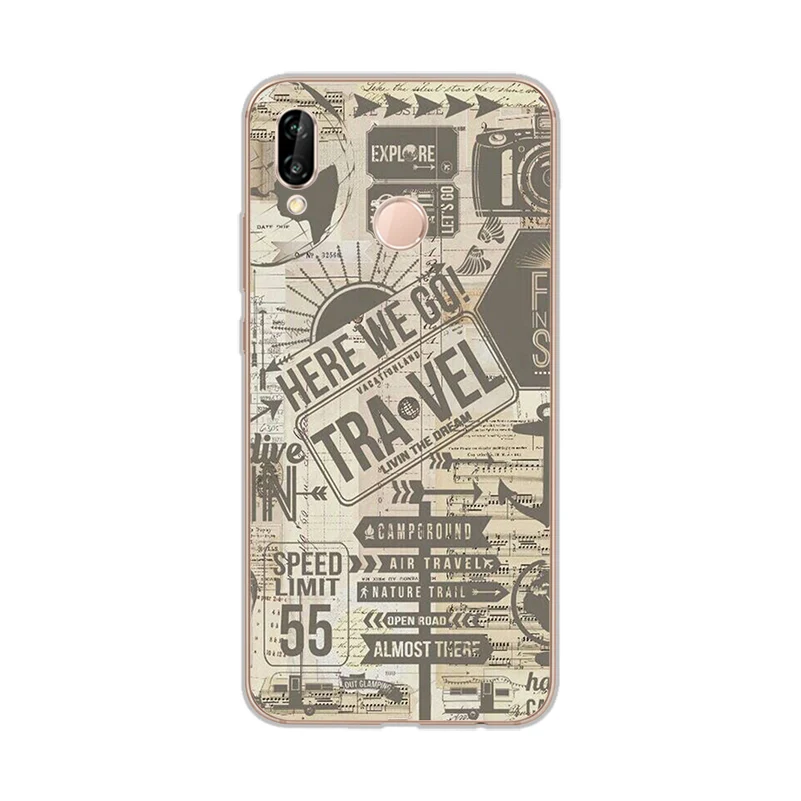Ciciber чехлы для телефонов Huawei P20 P8 P9 P10 Mate 20 10 9 Lite 2017 X Pro мягкая задняя крышка из ТПУ P
