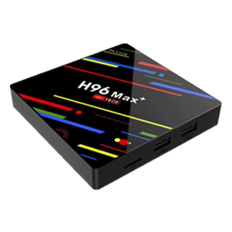 ТВ приставка H96 MAX PLUS 2 + 16 ГБ Android 9 0 четырехъядерный процессор RK3328 4/5 ГГц Wi Fi Bluetooth LAN
