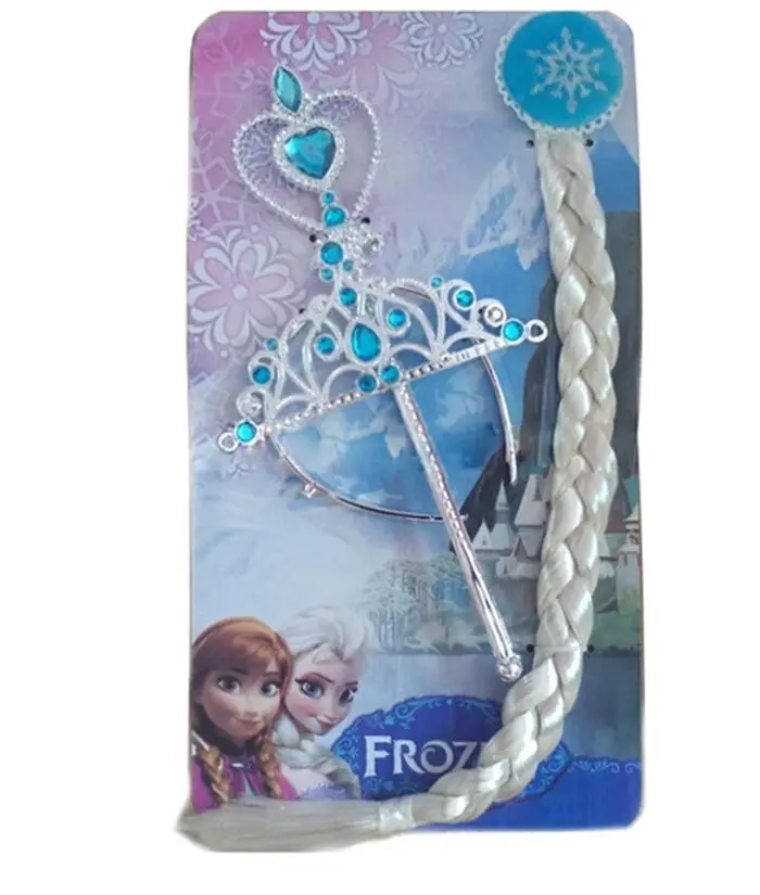 Аксессуары для льда и снега: Детский головной убор Эльзы парики королевы