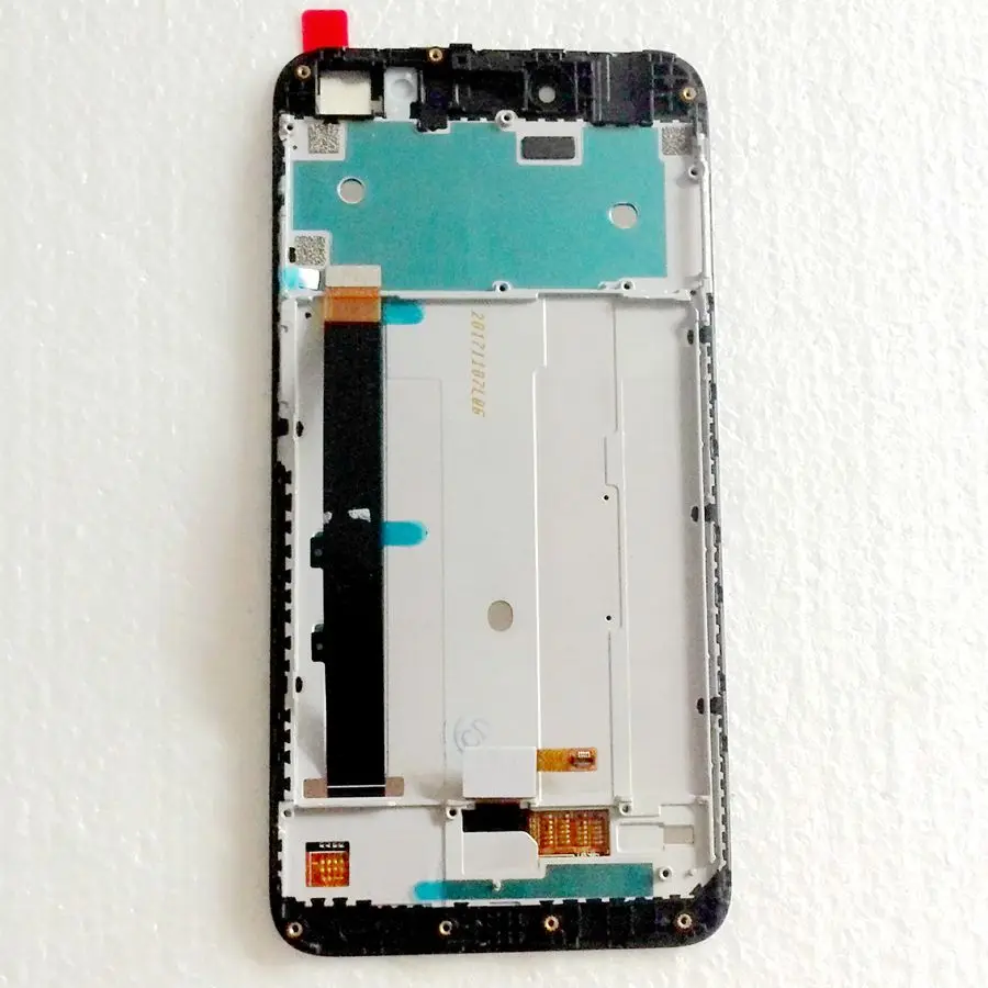 ЖК-дисплей 5 дюйма с сенсорным стеклом дигитайзер рамка в сборе для Xiaomi Redmi Note 5A Prime