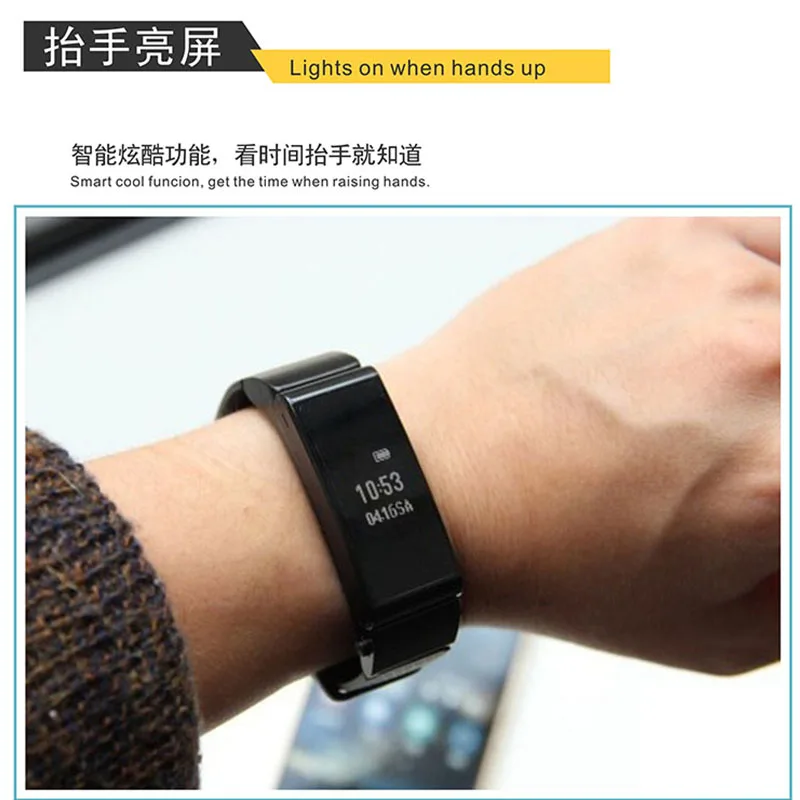 Смарт-часы Kinyo беспроводные Bluetooth-наушники с Шагомером фитнес-браслет PK mi band 2019 |