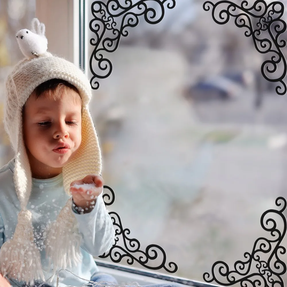 Поддельные металлические прокрутки настенные художественные росписи Декор