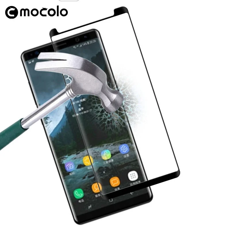 Mocolo для Samsung Galaxy Note 8 3D изогнутые закаленное Стекло Экран протектор отверстие