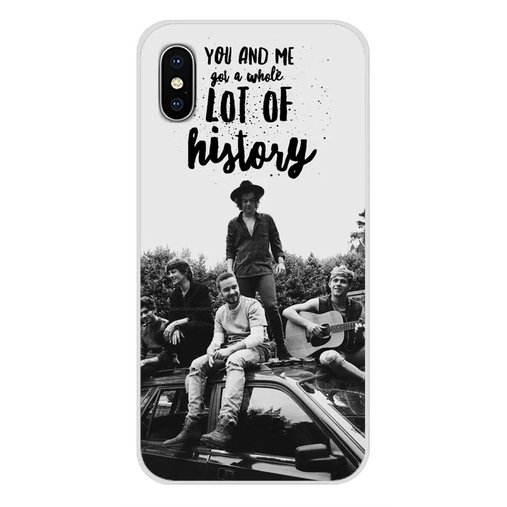 Аксессуары чехол для телефона Apple iPhone X XR XS MAX 4 4S 5 5S 5C SE 6 6S 7 8 Plus ipod touch One Direction Bands