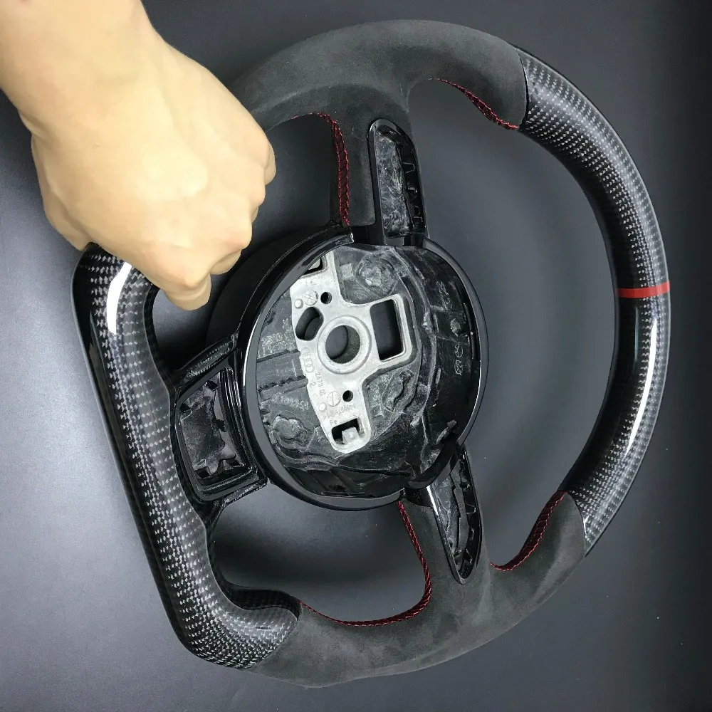 Углеродное волокно руль для AUDI A3 A4 A5 A6 A7 S3 S4 S5 S6 S7 2013 Замена