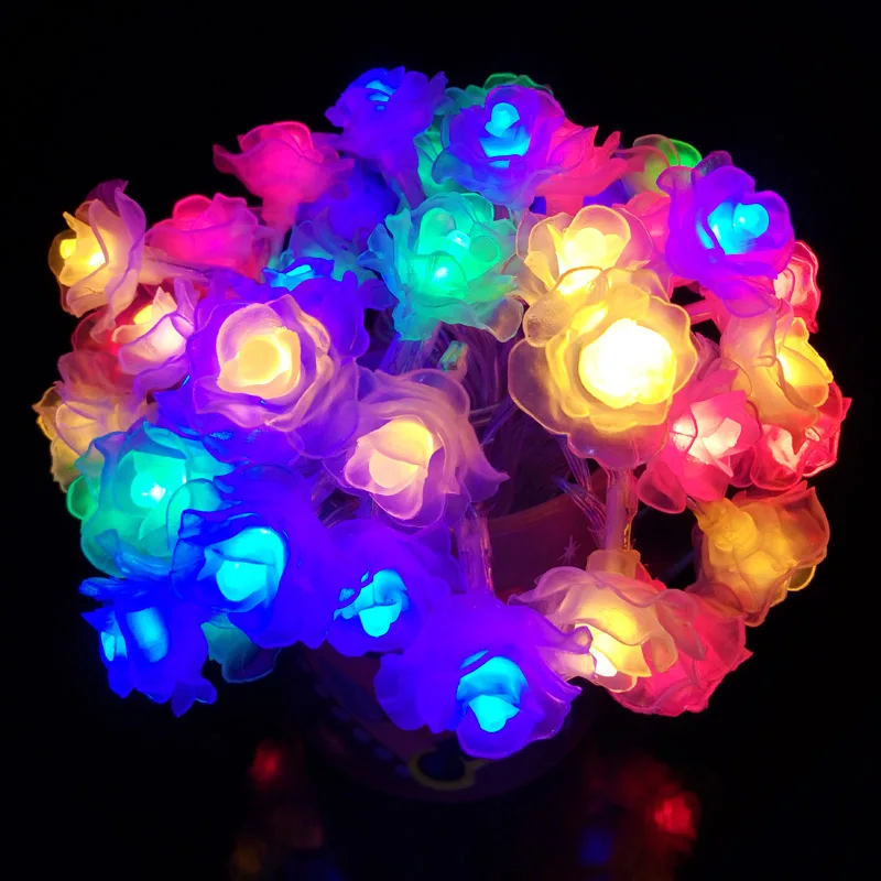 Feimefeiyou 2 м 20led батарея коробка розовый светильник гирлянда для рождества Xmax