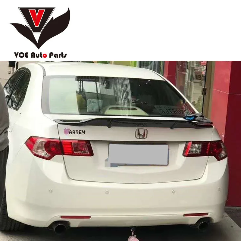 Spirior R-style углеродное волокно/FRP спойлер на задний багажник, крыло для Honda Spirior 2009-2013