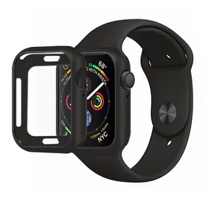 Серия 3 42 мм 38 мм чехол s для Apple Watch серии 4 40 мм 44 мм защитный чехол Ультратонкий Мягкий силиконовый защитный чехол для iWatch