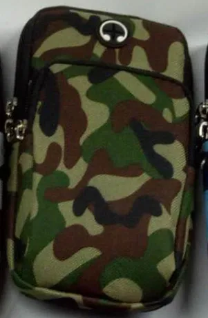 camouflage green Мягкая дышащая универсальная сумка-нарукавник для мобильного телефона держатель для бега спортивный нарукавник чехол для iPhone 5 se xs сумка для телефона на руку - Цвет: camouflage green