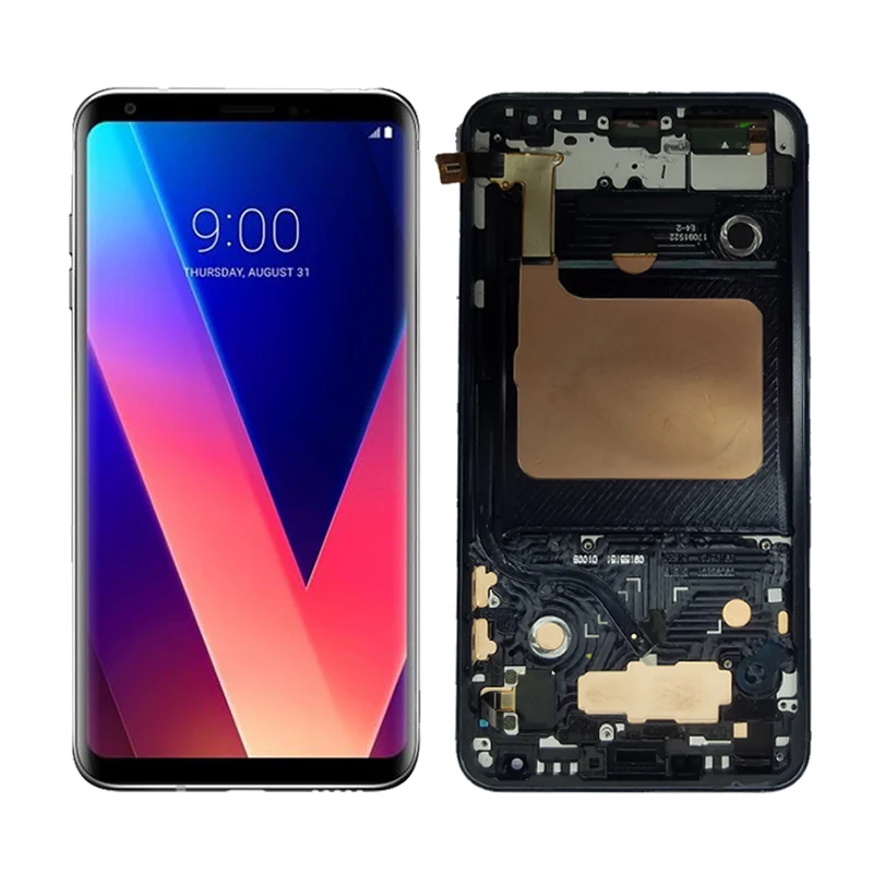 ЖК-экран 6 0 дюйма для LG V30 с цифровым преобразователем экрана кодирующий