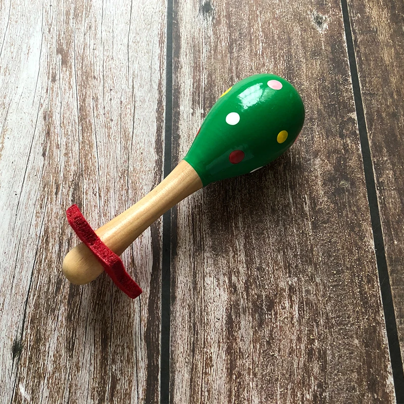 

Wooden Non-slip Sand Hammer Sand Ball Kindergarten Early Education Teaching