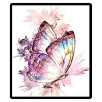 Watercolor butterfly full drill diamond painting cross stitch embroidery mosaic picture of rhinestones decoration home BK