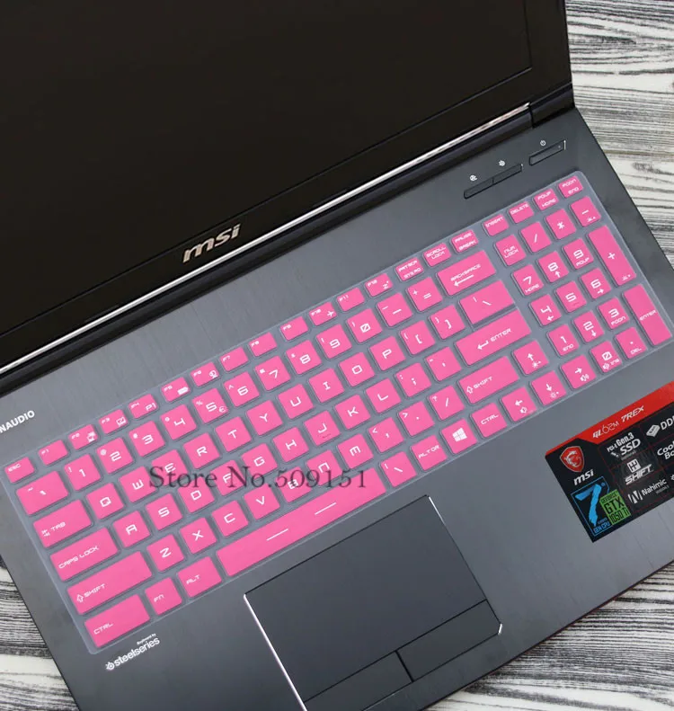 17,3 15,6 дюймовый ноутбук Клавиатура Защитная крышка для MSI GL62M GF62 GP63 gp62m GT63 GT63VR GL63 GF62VR GS72VR GF75 GV62 PL62 PL60