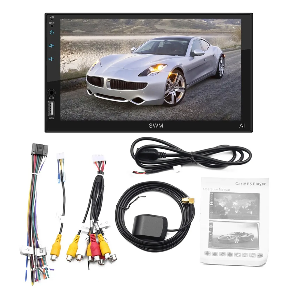 Авторадио 2 Din MP5 Android 8 1 автомобильное аудио 4 ядра 2G 16G радио стерео Mirrolink 7 дюймов с