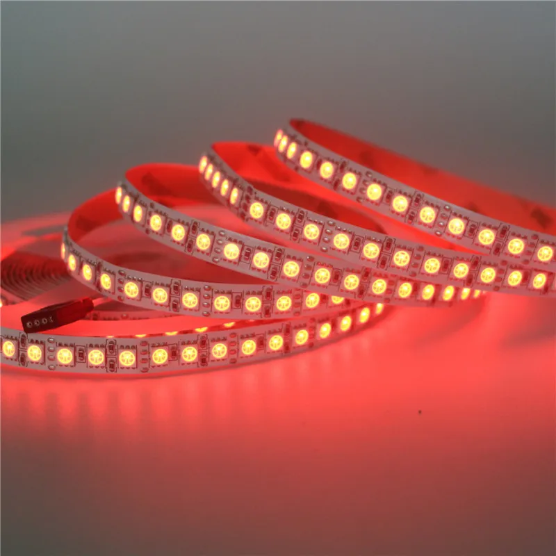 Светодиодная лента гибкая 120 светодиодов/м 60 5050 RGB 12 в пост. Тока|Светодиодные