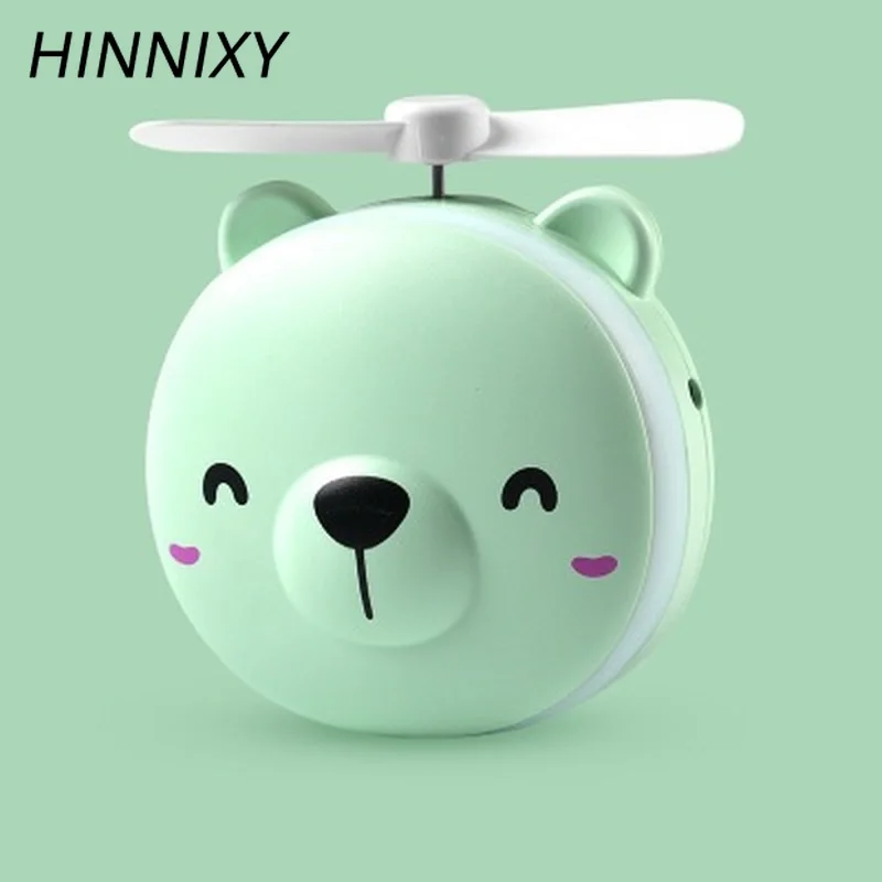 Hinnixy вентилятор зеркало ночник свинья медведь кошка собака форма