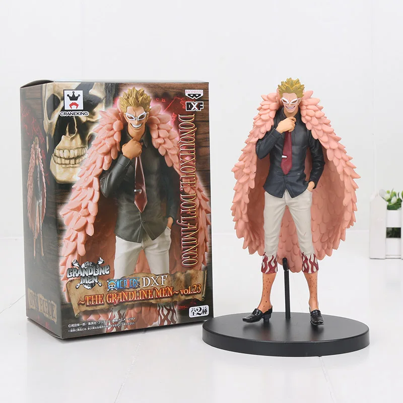 Doflamingo box Аниме одна деталь DXF фигурка grandline Леди Мужчины Луффи Санджи Tashigi коала Трафальгар Ло Бонни Corazo Doflamingo игрушка 16-20 см - Цвет: Doflamingo box