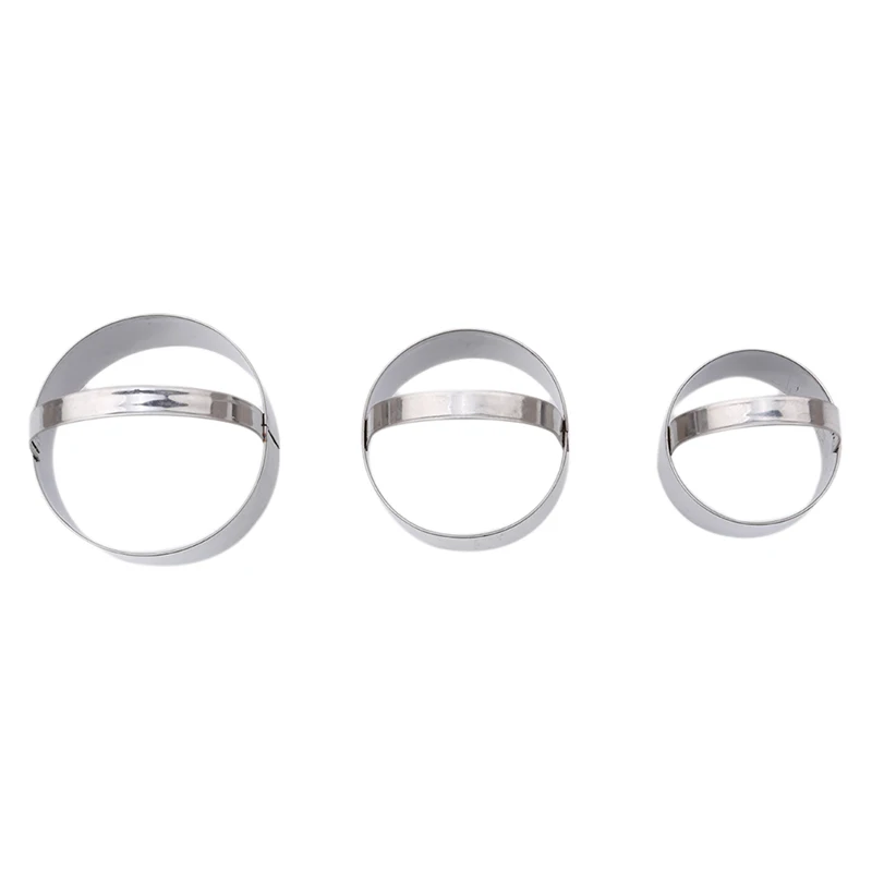 3PCS/Set Stainless Steel Cookie Molds Cake Decorating Tools Kitchen Pastry Baking Soap Fondant Cutters Biscuit Stamp | Дом и сад