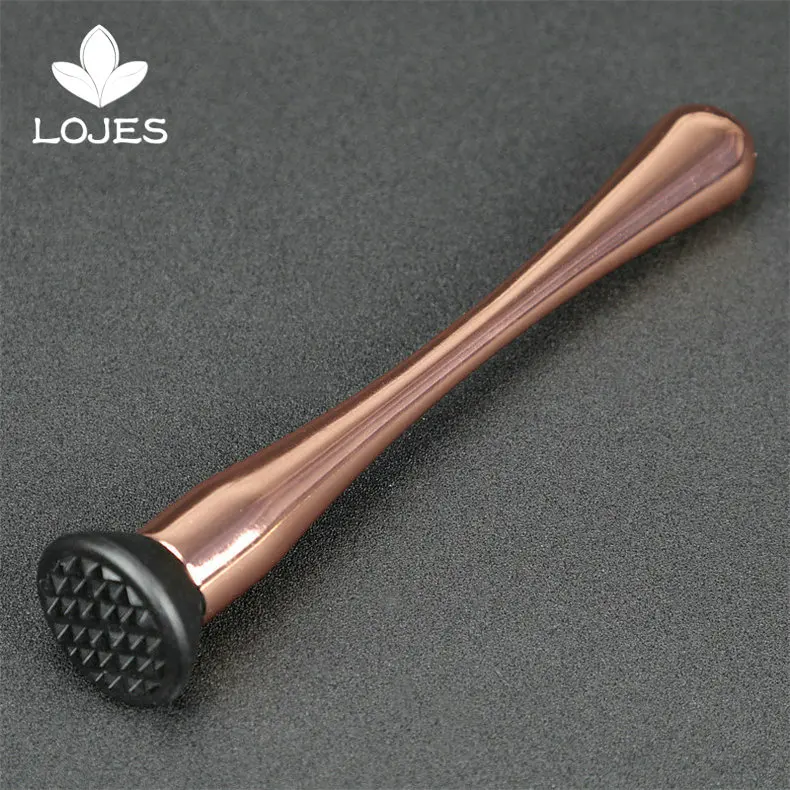 copper plated Коктейль Muddler из нержавеющей стали барный смеситель барная посуда Mojito коктейль DIY Напиток Фруктовый Muddler дробленый лед барная посуда барный инструмент - Цвет: copper plated
