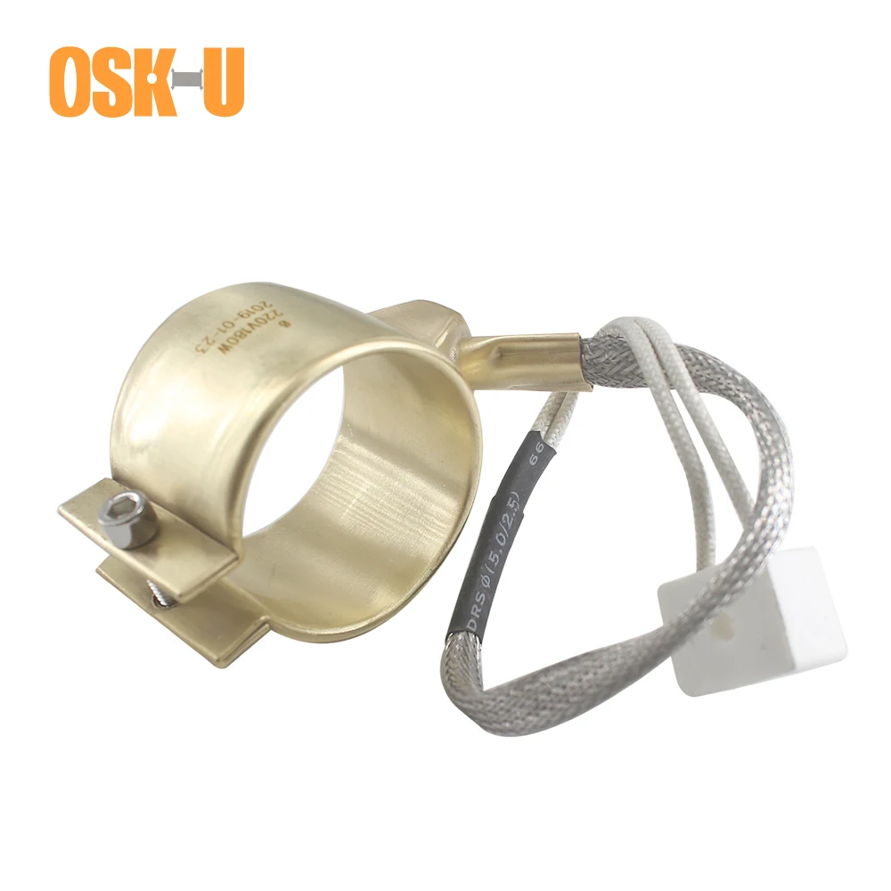 

70mm ID Brass Band Heater for Injection Machine 70x30/70x40/70x50mm Height Injected Mould Heating Element Wattage 300W/400W/500W