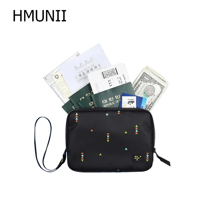 HMUNII дорожный кошелек для паспорта держатель ID кредитных карт женские бумажники