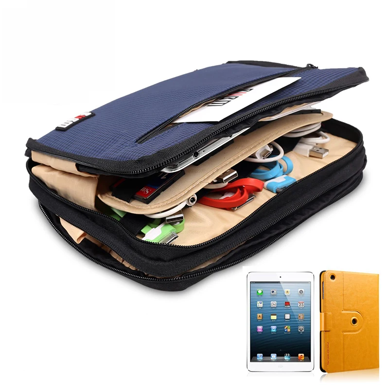 BUBM двухслойный мягкий Дорожный Чехол Упаковка кубики для iPad мини электронные