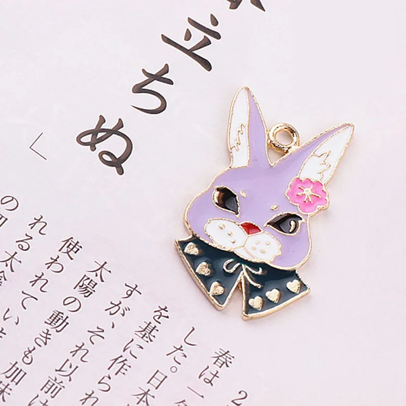 DIY Jewelry Findings Alloy Hang Earings Bracelet Necklace Pendant Cartoon Noble Rabbit | Украшения и аксессуары