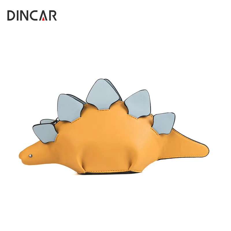 Забавная сумка-мессенджер DINCAR с 3d-забавным динозавром животным креативные сумки