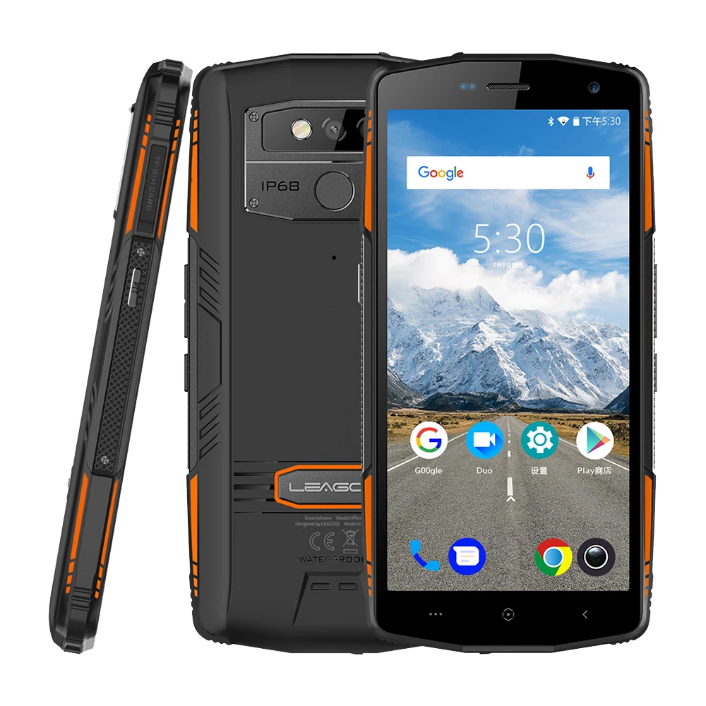 LEAGOO X Rover IP68 водонепроницаемый смартфон 5 72 &quot6 GB 128GB MTK6763 Восьмиядерный NFC Face ID 13 МП
