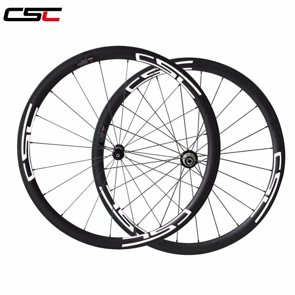 

clincher SAT Tubeless ready 38mm Depth 25mm width carbon bicycle wheels road bike wheelset powerway R36 HUB sapim cx ray spokes